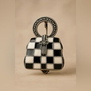 Vintage Judith Jack Sterling Silver & Marcasite Handbag Pin